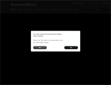 Tablet Screenshot of bowers-wilkins.nl